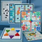 游戏棋九合一玩具